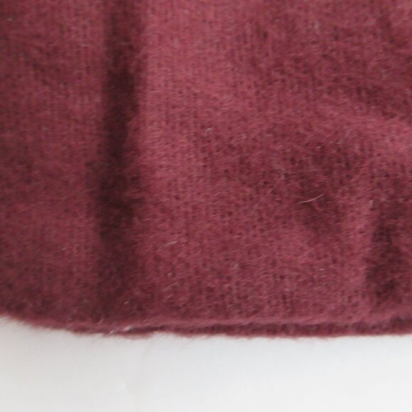 Bruno Magli Designer Flannel Dust Bag 14" x 7" Drawstring Maroon Red - Picture 6 of 7